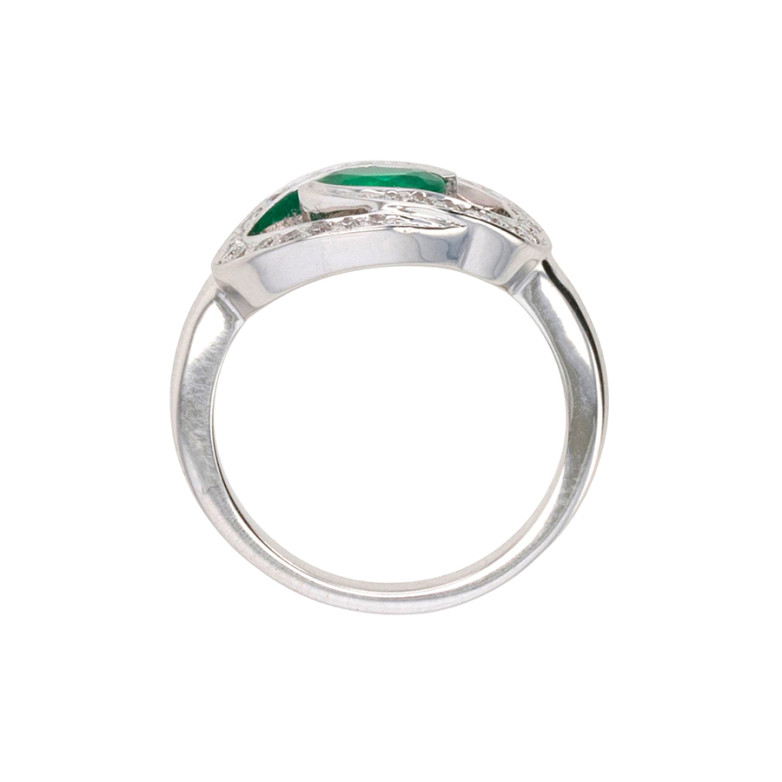 0.80-carat emerald and...