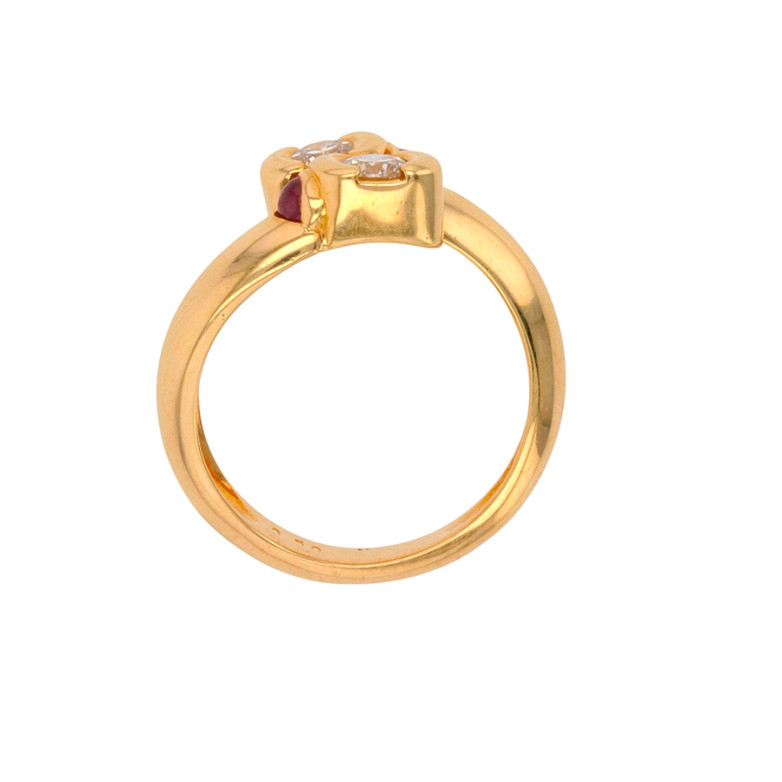 0.20-carat ruby and...