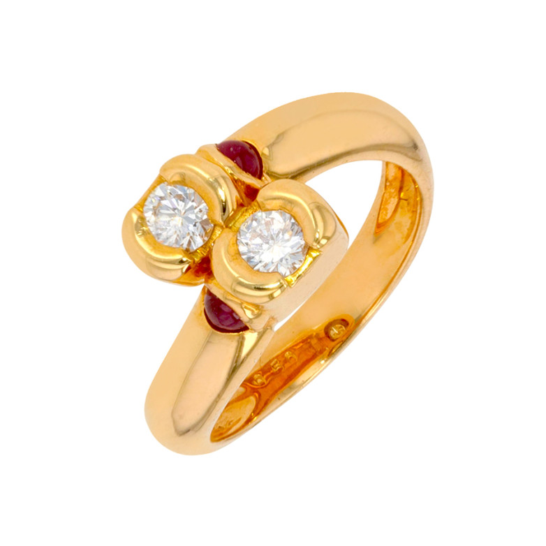 0.20-carat ruby and...