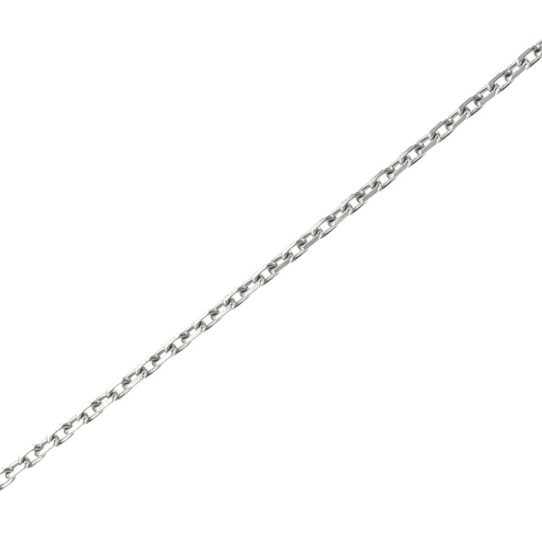 White gold forçat chain,...