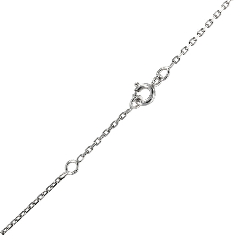 White gold forçat chain,...