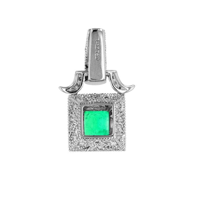 1.53-carat emerald and...