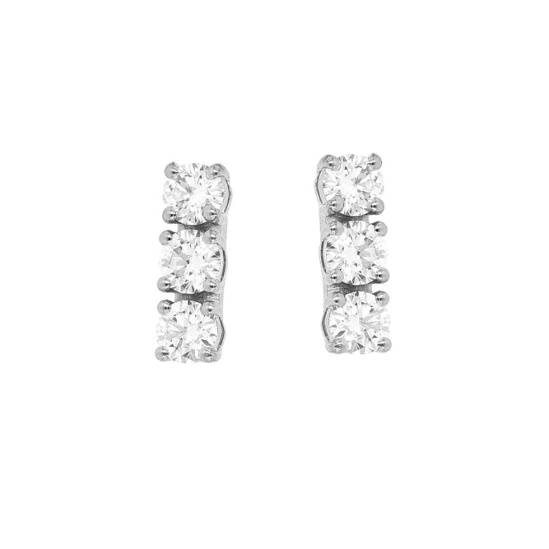 0.65-carat diamond earrings...