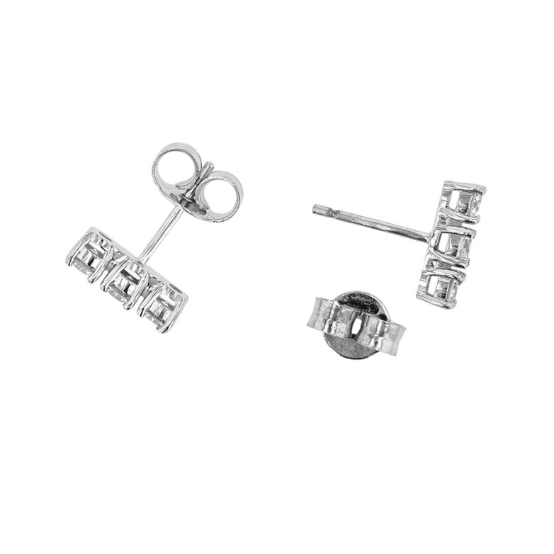 0.65-carat diamond earrings...