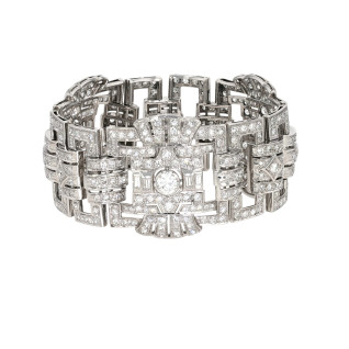 Bracelet ancien diamants...