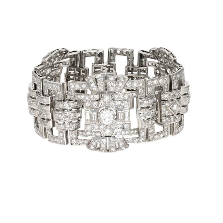 Bracelet ancien diamants...