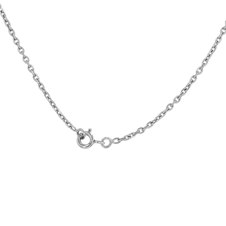 White Gold Forçat Chain, 4.75g