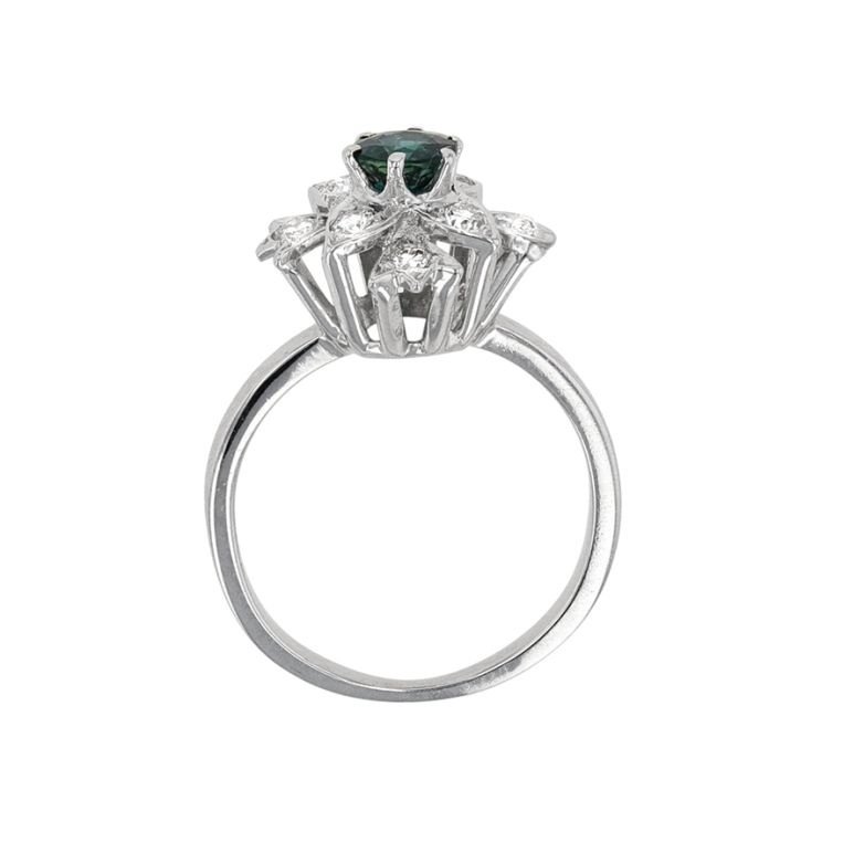 0.49-carat sapphire and...