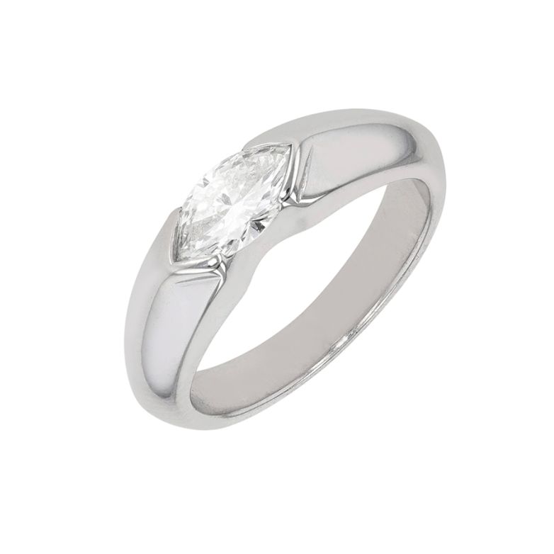 0.54-carat diamond ring in...