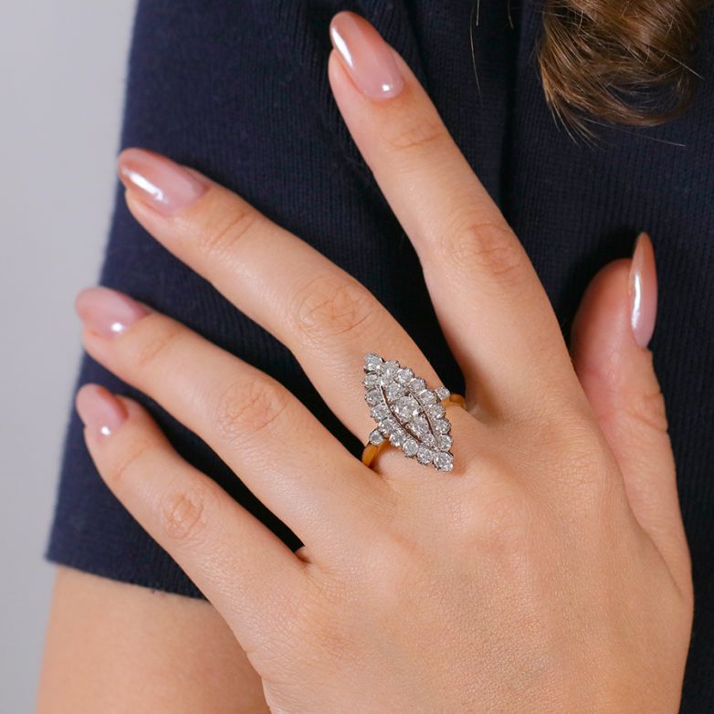 1.49-carat Marquise Diamond...