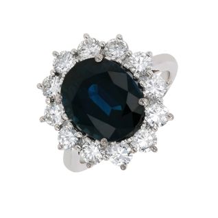 6.23-carat sapphire daisy...
