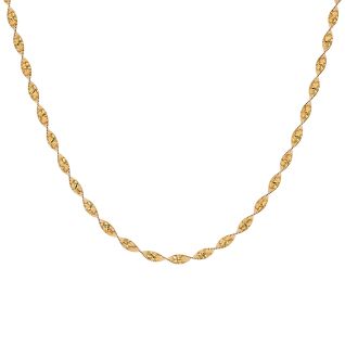 Yellow Gold Twisted Chain...