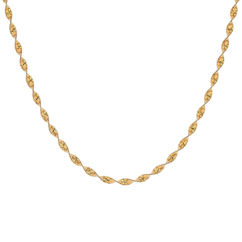 Yellow Gold Twisted Chain...