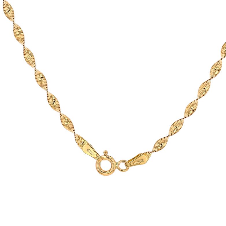 Yellow Gold Twisted Chain...