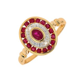 0.33-carat ruby and...