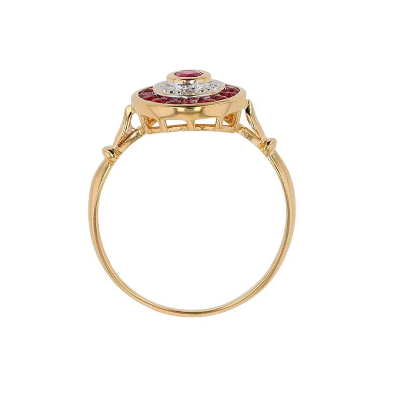 0.33-carat ruby and...