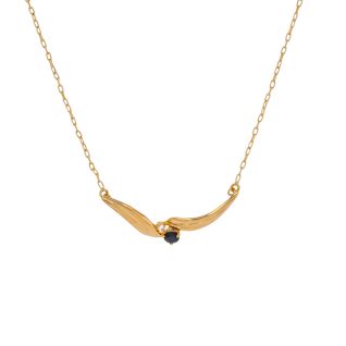 Necklace with a 0.16-carat...