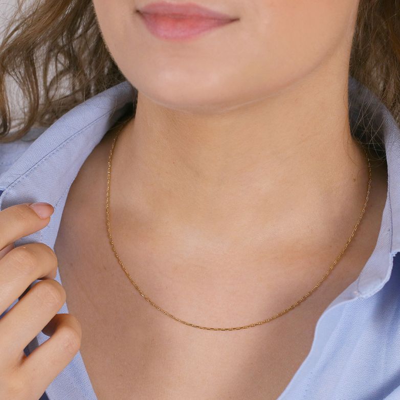 Yellow Gold Nautical Link...