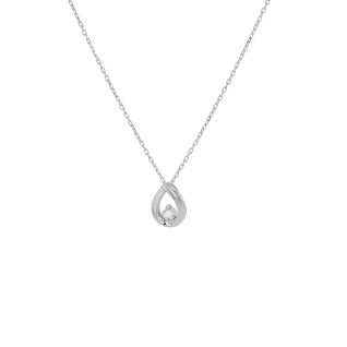 0.01-carat diamond necklace...