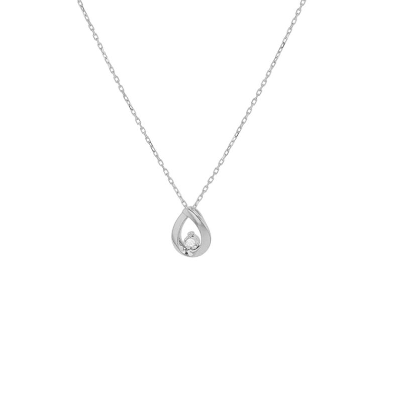 0.01-carat diamond necklace...