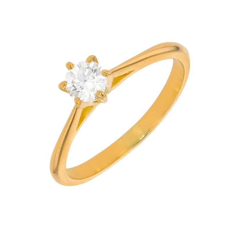 0.30-carat diamond...