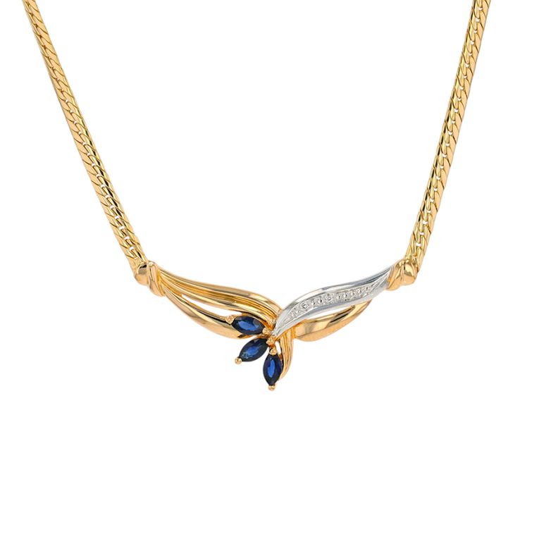 0.72-carat sapphire and...