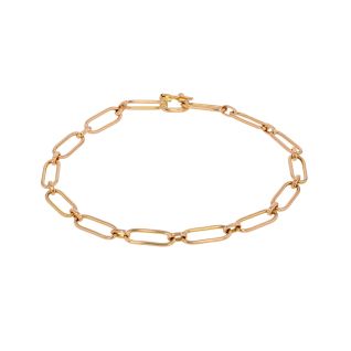 Yellow gold fancy link...