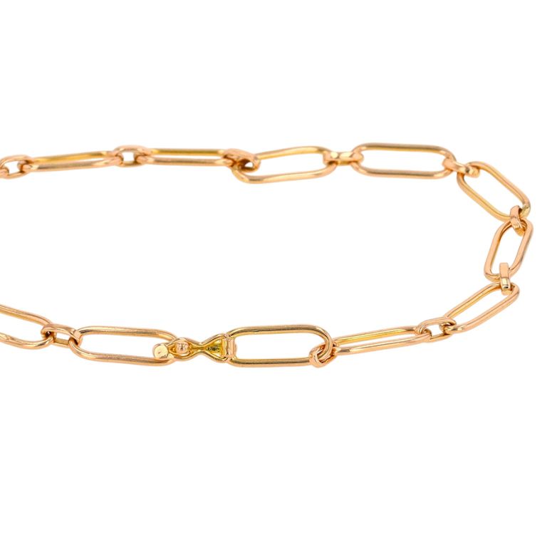 Yellow gold fancy link...