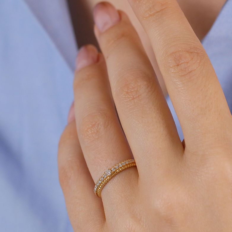 MAUBOUSSIN ring with 0.18...