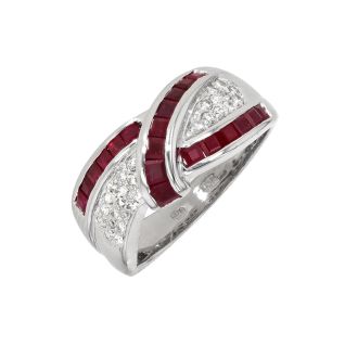 0.40-carat ruby and...