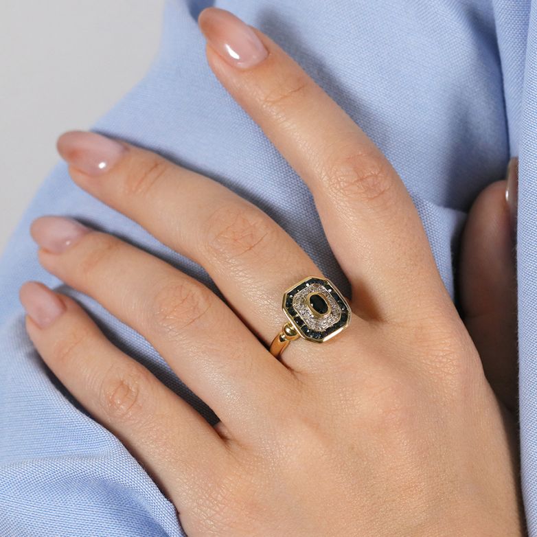 Vintage ring with 0.59...