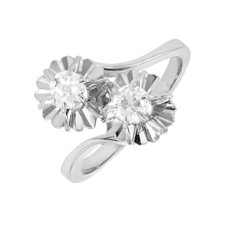Vintage "Toi & Moi" Diamond...