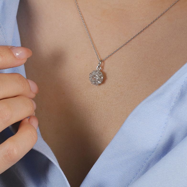 Vintage diamond necklace,...