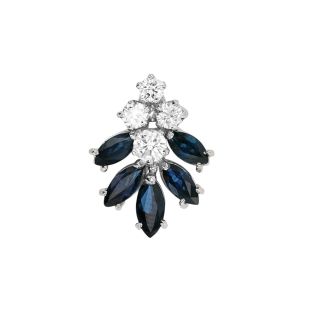 1.30-carat sapphire and...