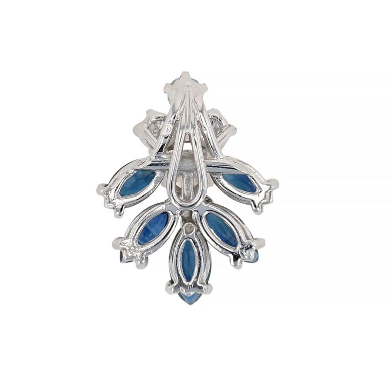 1.30-carat sapphire and...