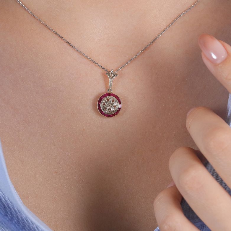 Antique pendant with a...