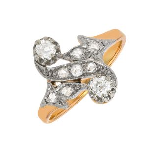 Vintage diamond ring, 0.24...