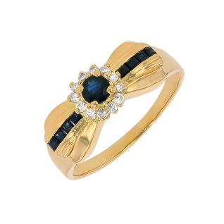 0.37-carat sapphire and...