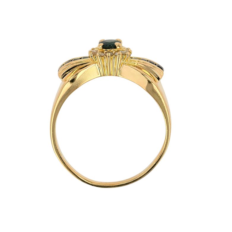 0.37-carat sapphire and...