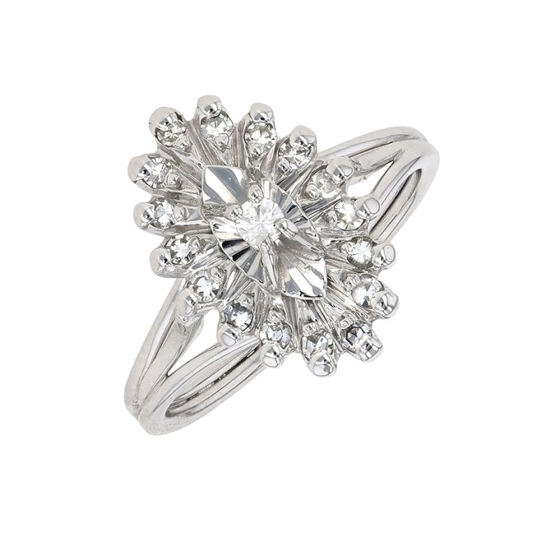 Vintage diamond ring, 0.20...
