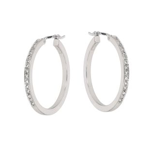 0.07-carat diamond hoop...
