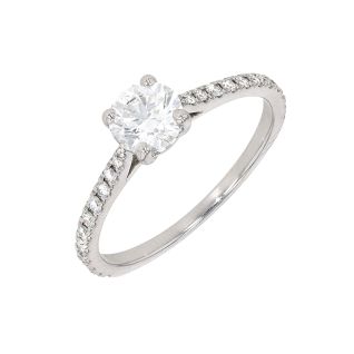 0.94-carat diamond...