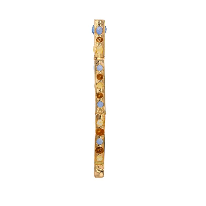 6.75-carat blue and yellow...