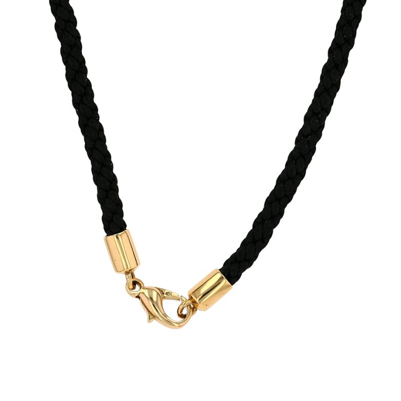 Yellow Gold Cord Necklace,...