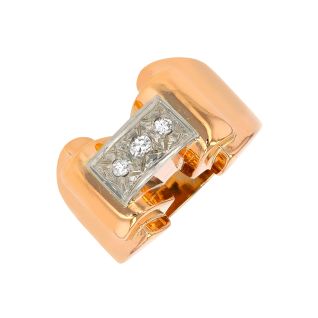 Vintage Diamond Ring, 0.10...