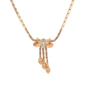 Vintage diamond necklace,...