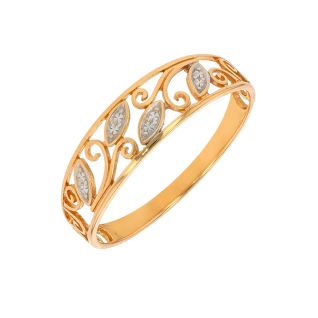 Two-Tone Gold Ring, 1.49 g