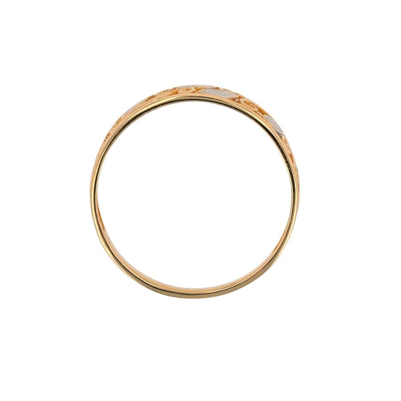 Two-Tone Gold Ring, 1.49 g