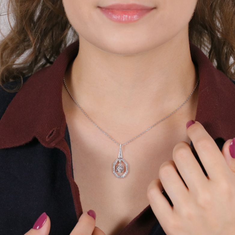 Vintage diamond necklace,...