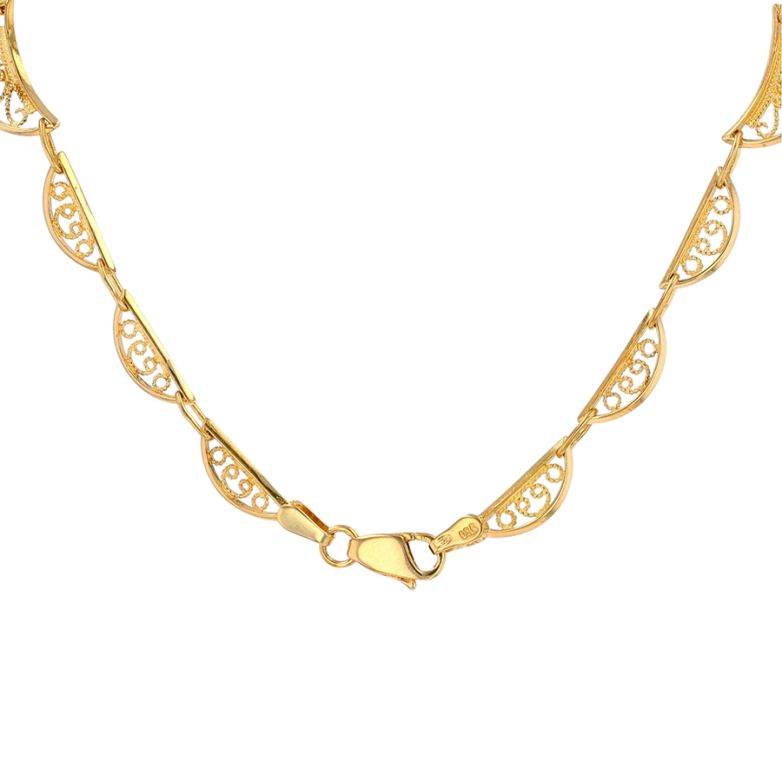 Filigree chain necklace in...